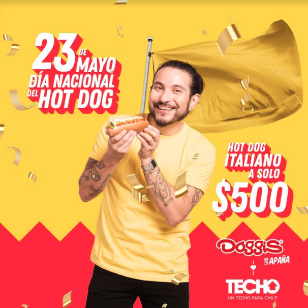 Gran evento para "Día del Hot Dog" junto a Felipe Avello!