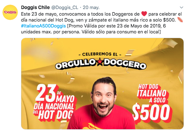Gran evento para "Día del Hot Dog" junto a Felipe Avello!
